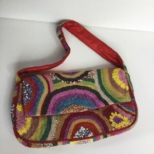 Multi beaded shoulder bag Cache